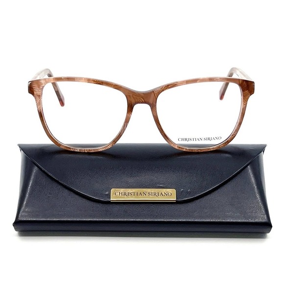 NEW!!! CHRISTIAN SIRIANO Eye Frames AMBER PNKMB Authentic - Picture 3 of 11
